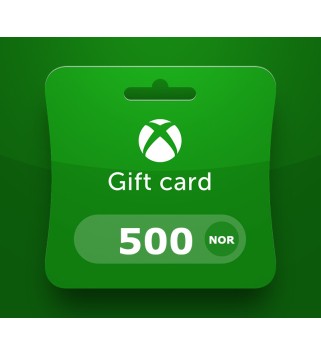XBOX Live NOK 500 Prepaid Card NO Xbox One Key EUROPE
